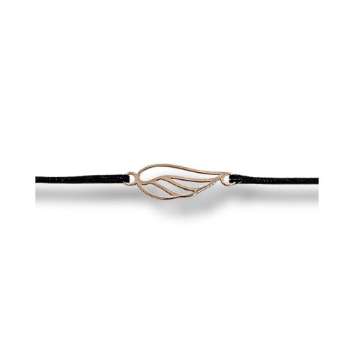 Rosegold angyalszárny karkötő