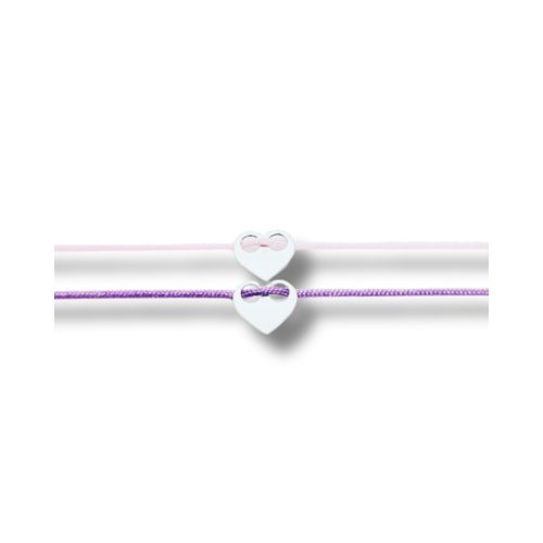 Páros Kis Teli Szív Karkötő