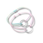 Páros Nemesacél Kör Karkötő